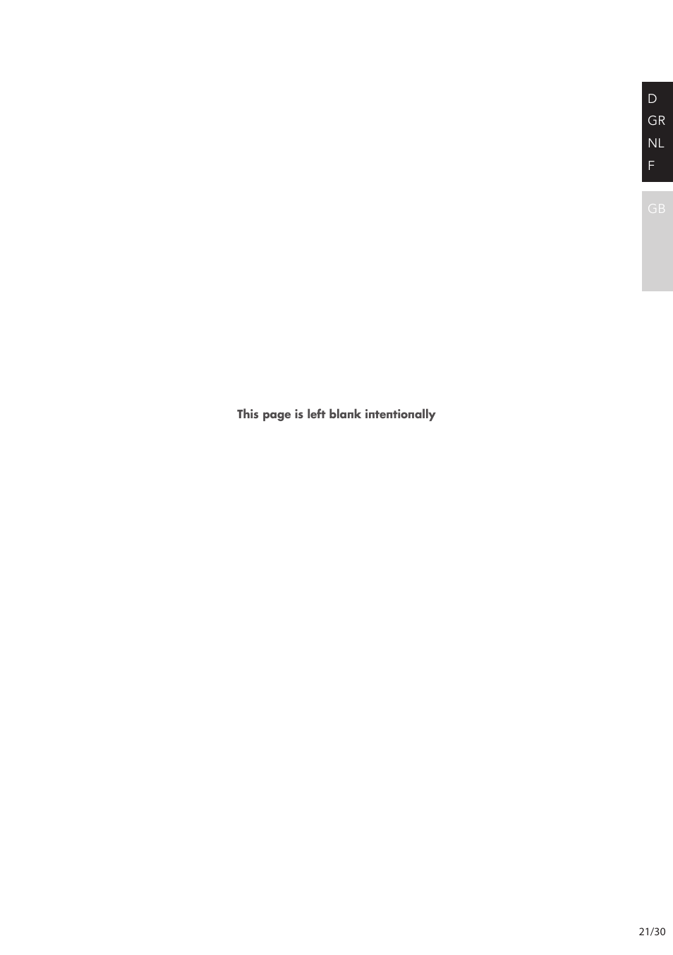 AEG DBS2300 User Manual | Page 21 / 30