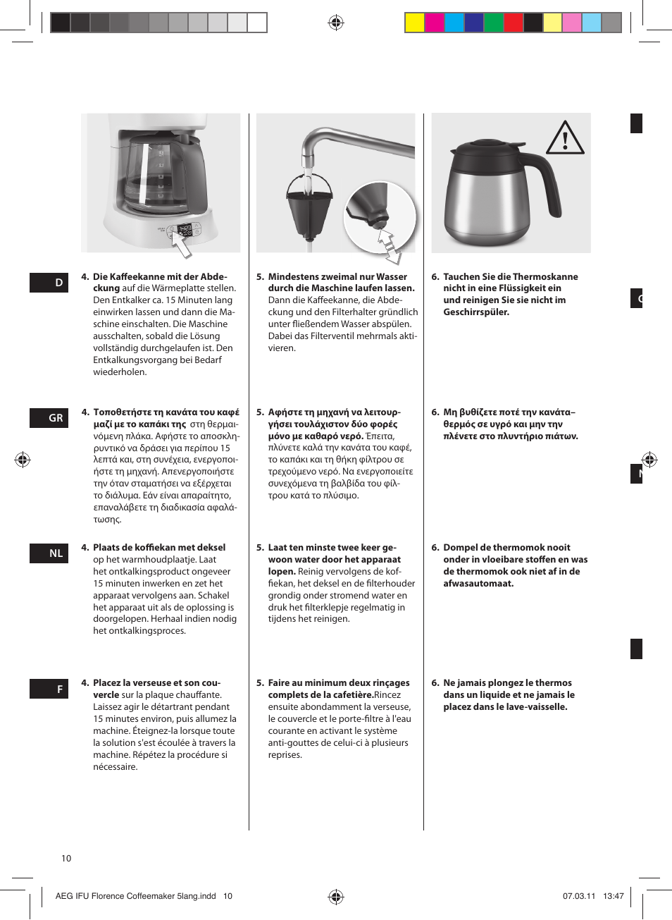 AEG KF5265 User Manual | Page 10 / 20