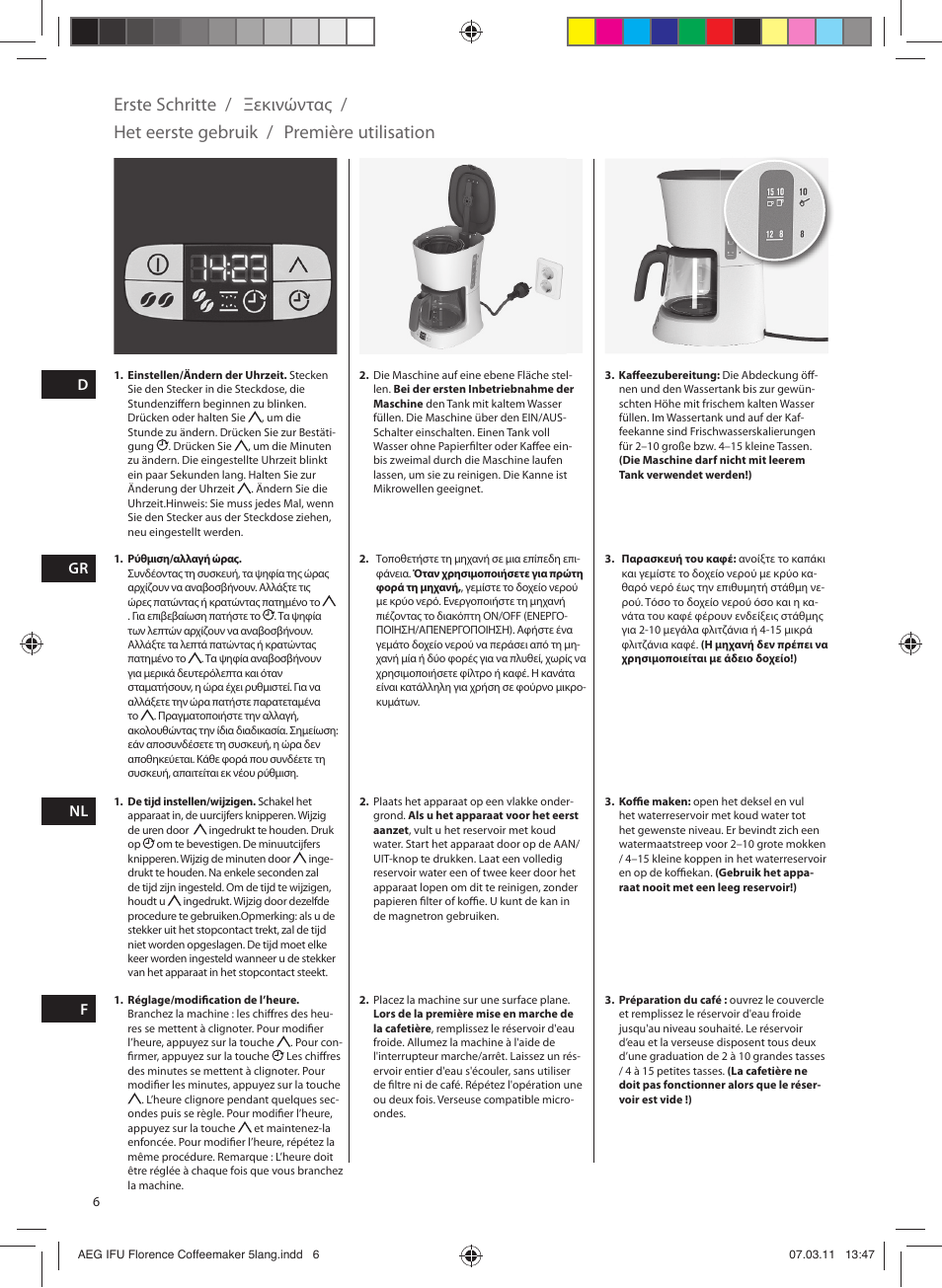 Dgr nl f | AEG KF5265 User Manual | Page 6 / 20