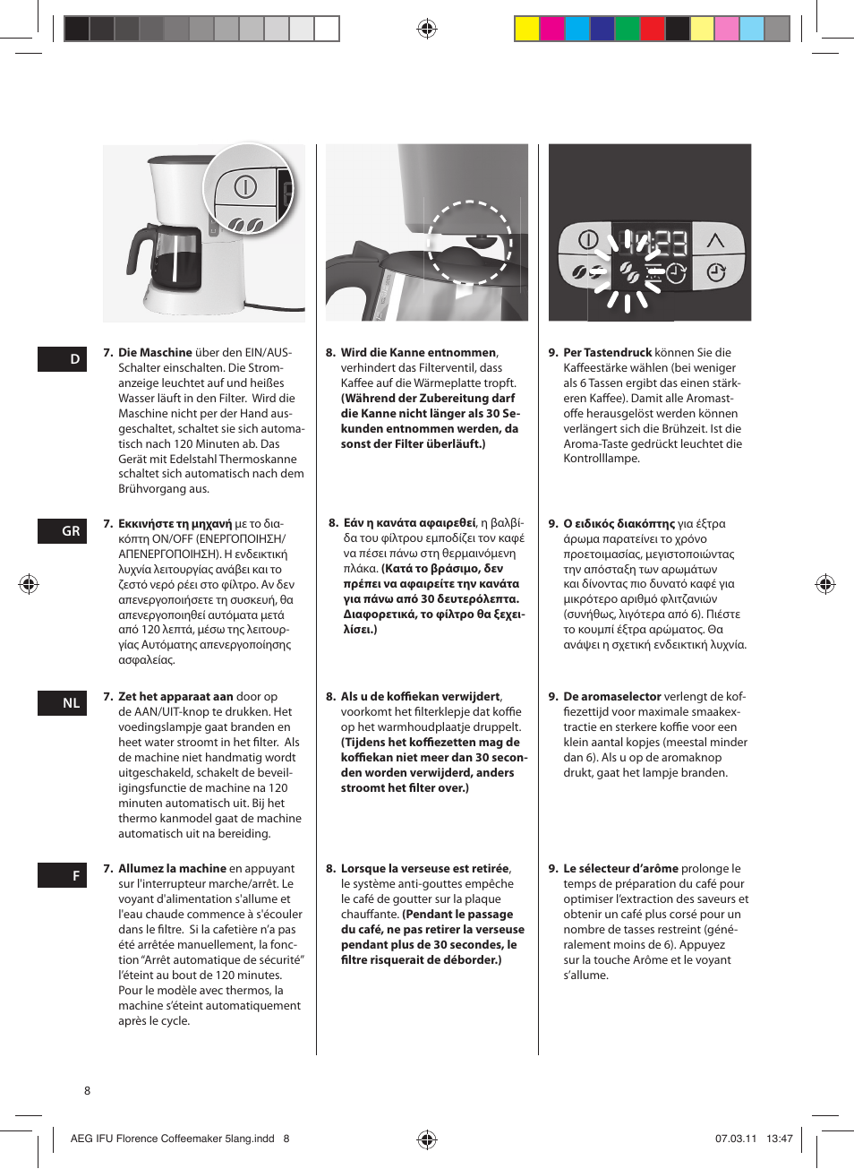 AEG KF5265 User Manual | Page 8 / 20