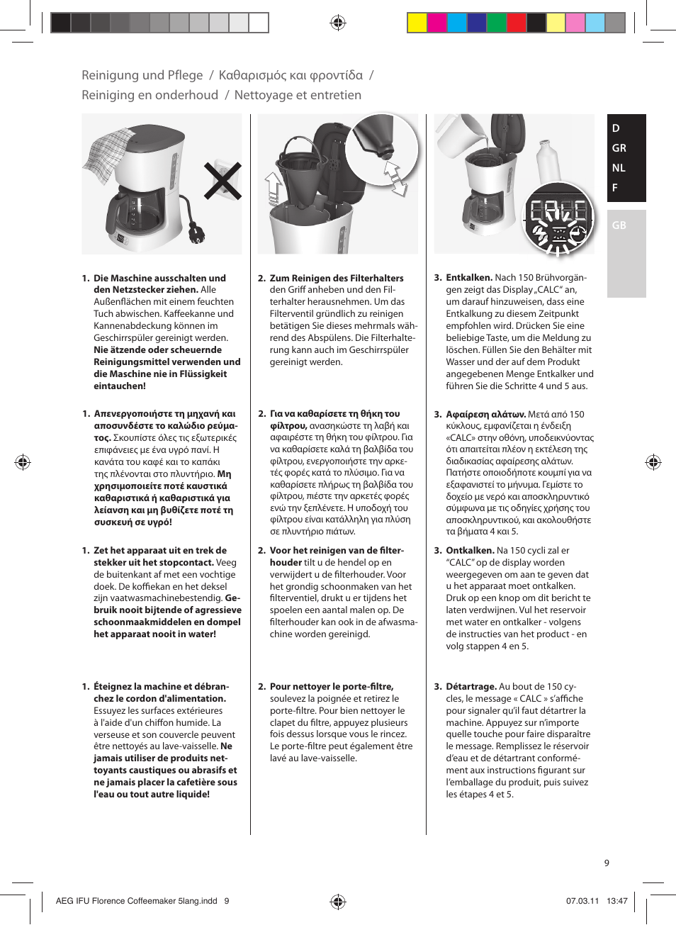 AEG KF5265 User Manual | Page 9 / 20