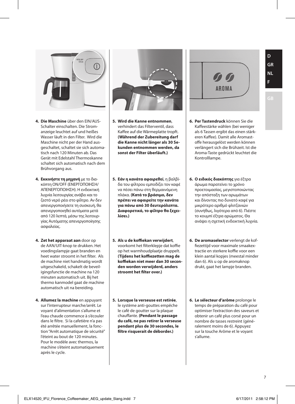AEG KF5110 User Manual | Page 7 / 16