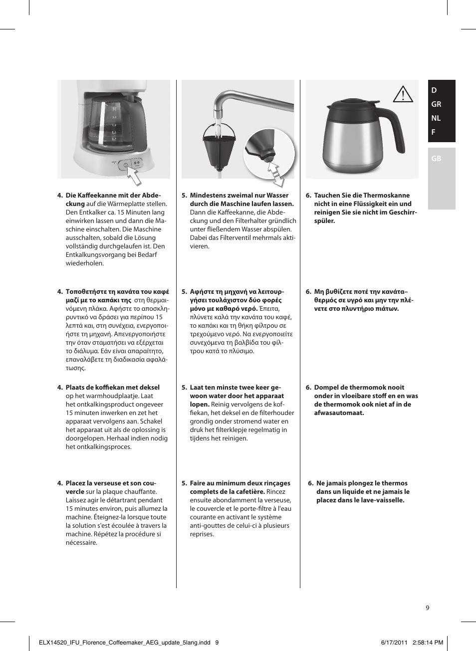 AEG KF5110 User Manual | Page 9 / 16