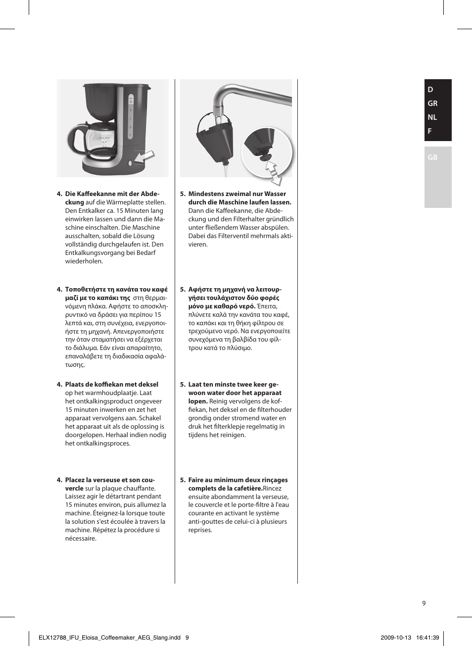 AEG KF3110 User Manual | Page 9 / 24
