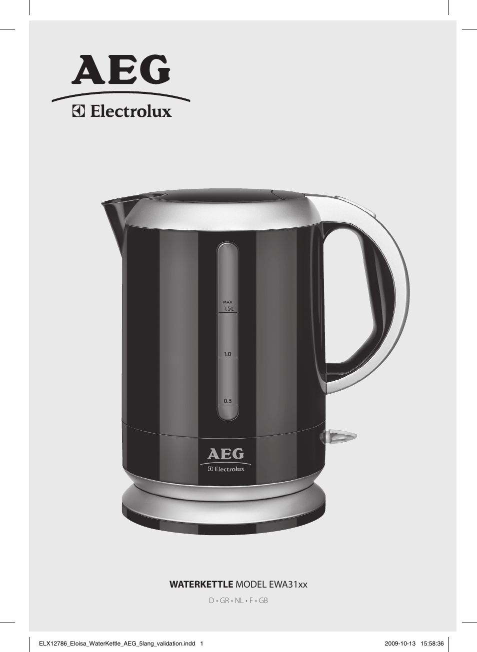 AEG EWA3110 User Manual | 28 pages