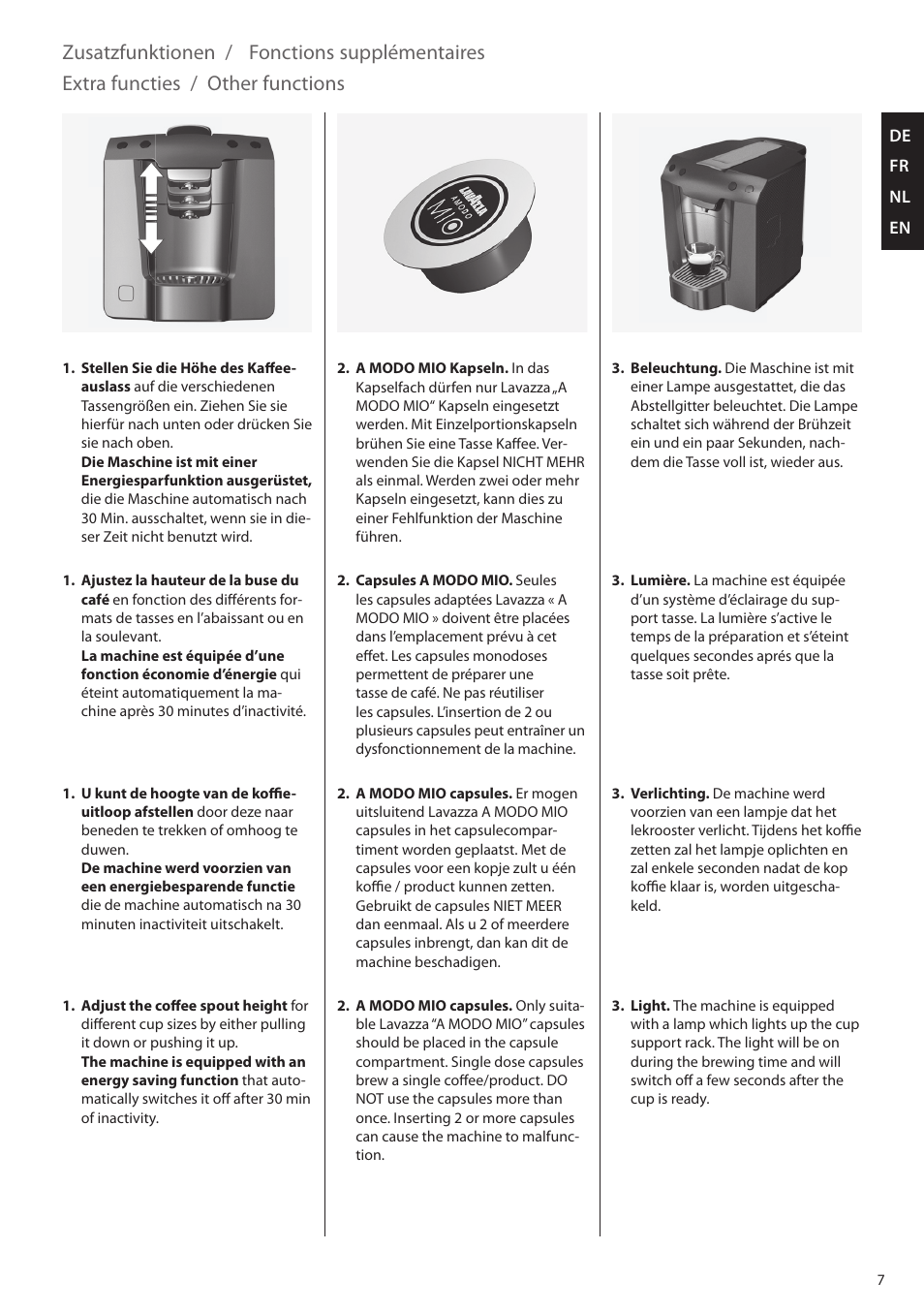 AEG LM5400 User Manual | Page 7 / 18