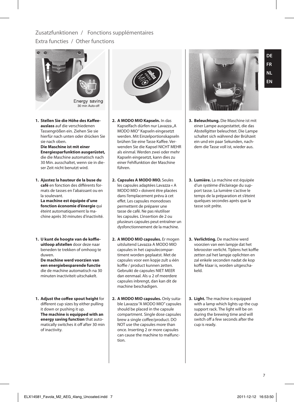 AEG LM5200CB User Manual | Page 7 / 16