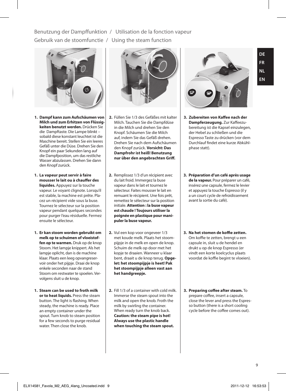 AEG LM5200CB User Manual | Page 9 / 16