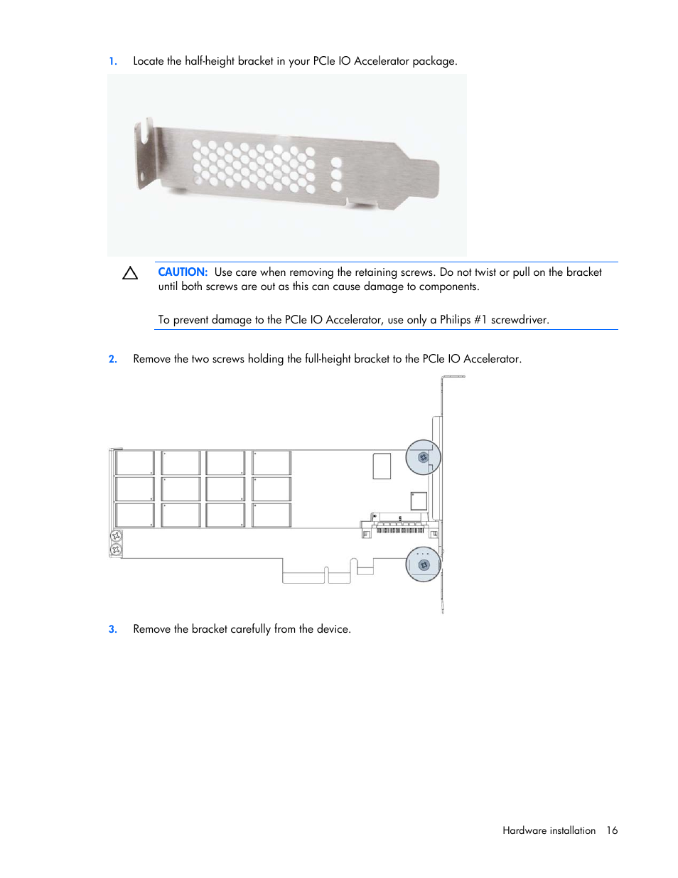 HP PCIe IO Accelerators for ProLiant Servers User Manual | Page 16 / 130