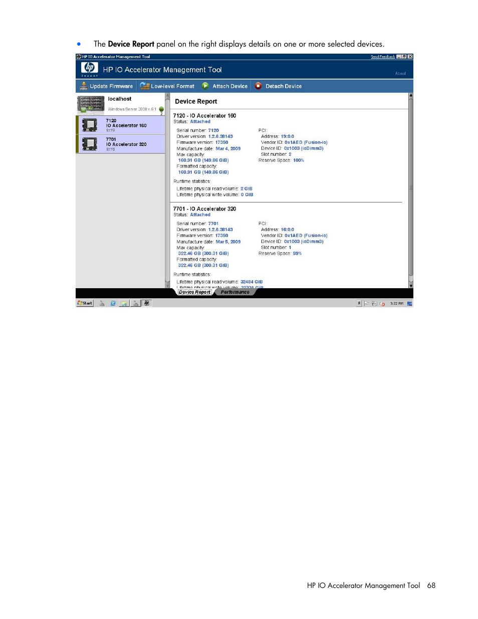 HP PCIe IO Accelerators for ProLiant Servers User Manual | Page 68 / 130