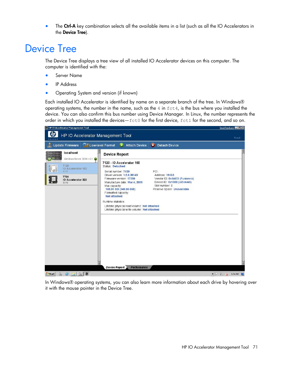 Device tree | HP PCIe IO Accelerators for ProLiant Servers User Manual | Page 71 / 130