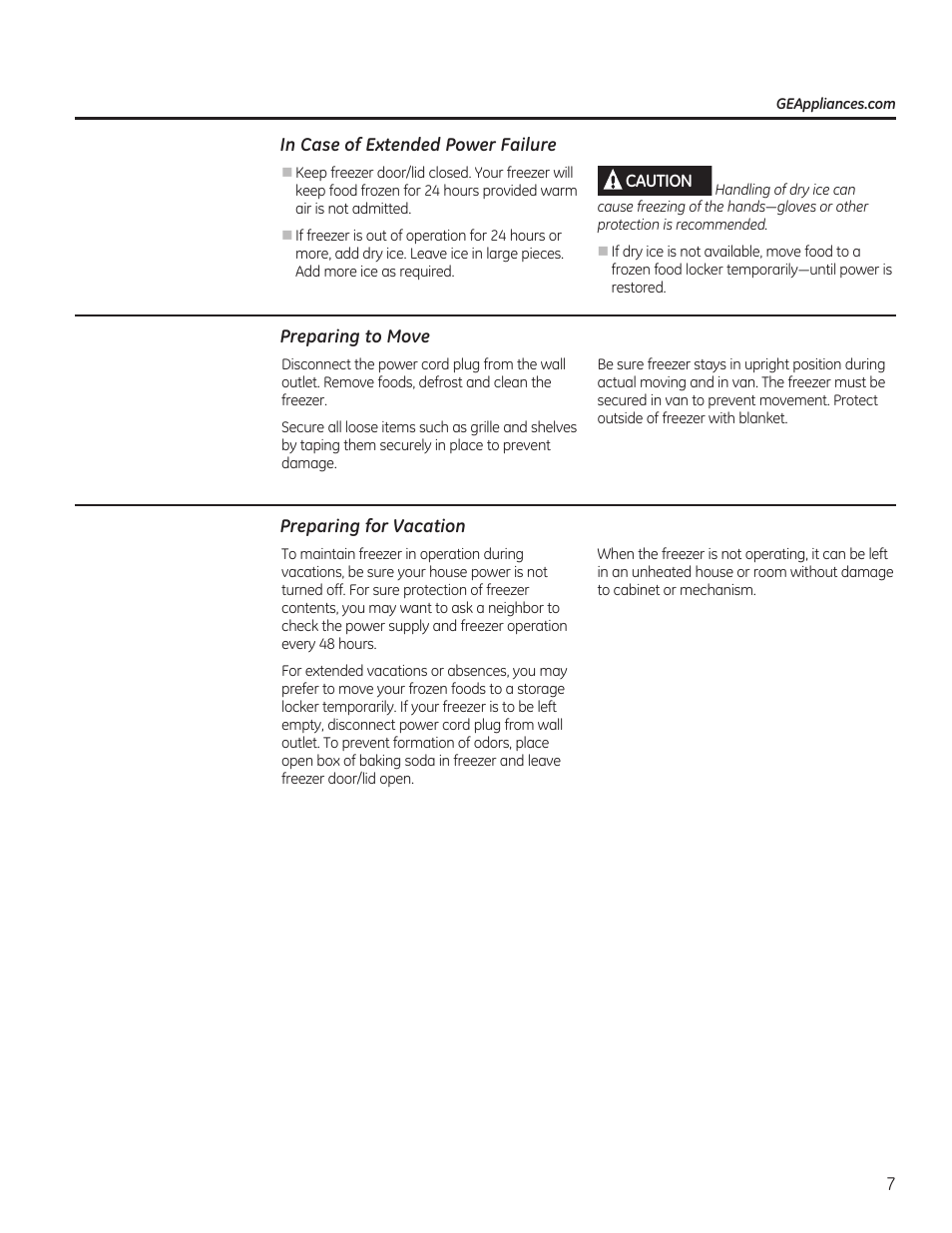 GE FCM7SUWW User Manual | Page 7 / 36