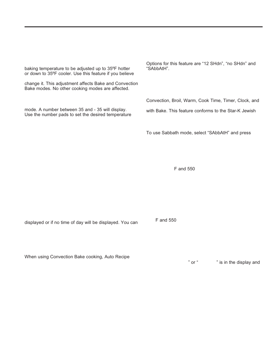Using the range: special features, Special features | GE JB870TFWW User Manual | Page 14 / 56