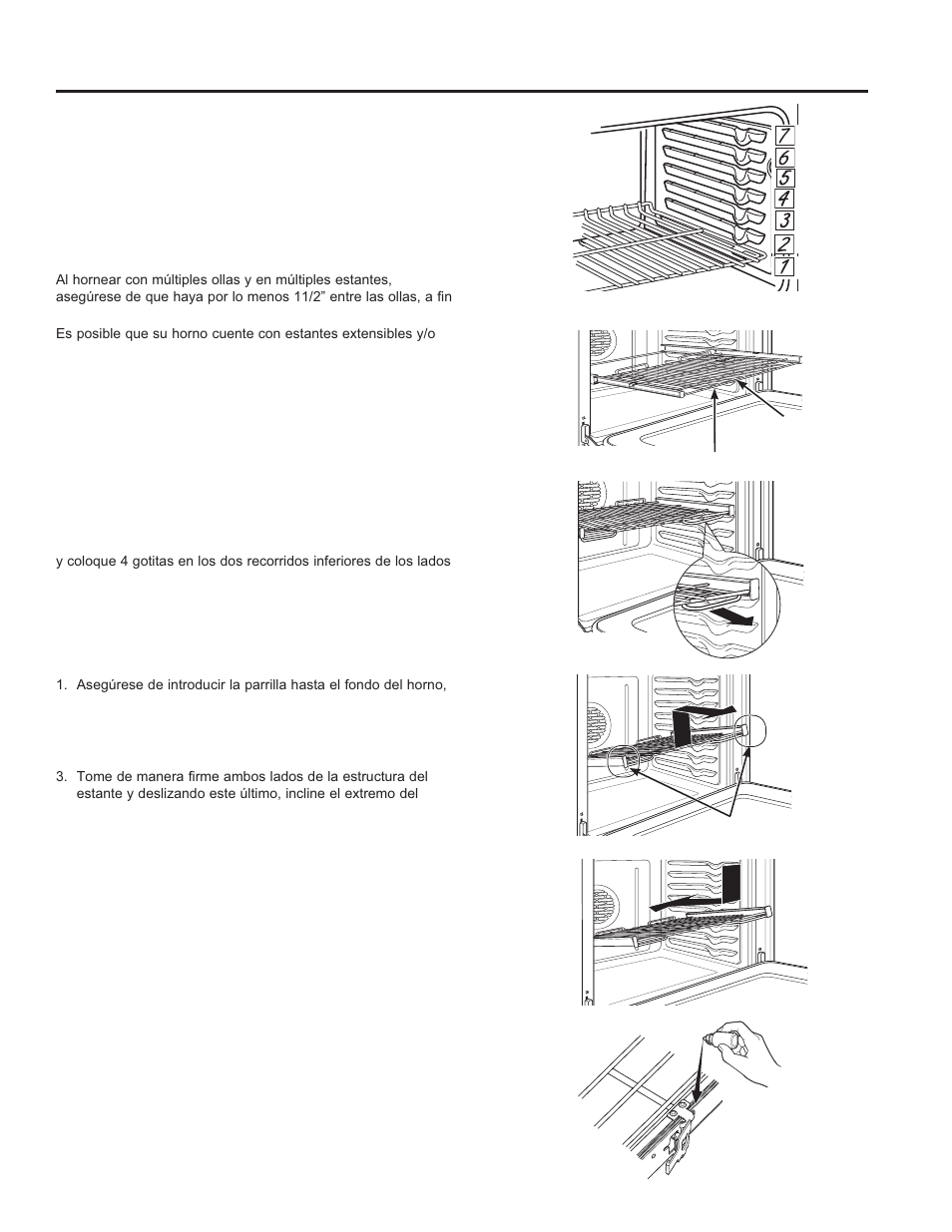 Estantes del horno | GE JB870TFWW User Manual | Page 43 / 56