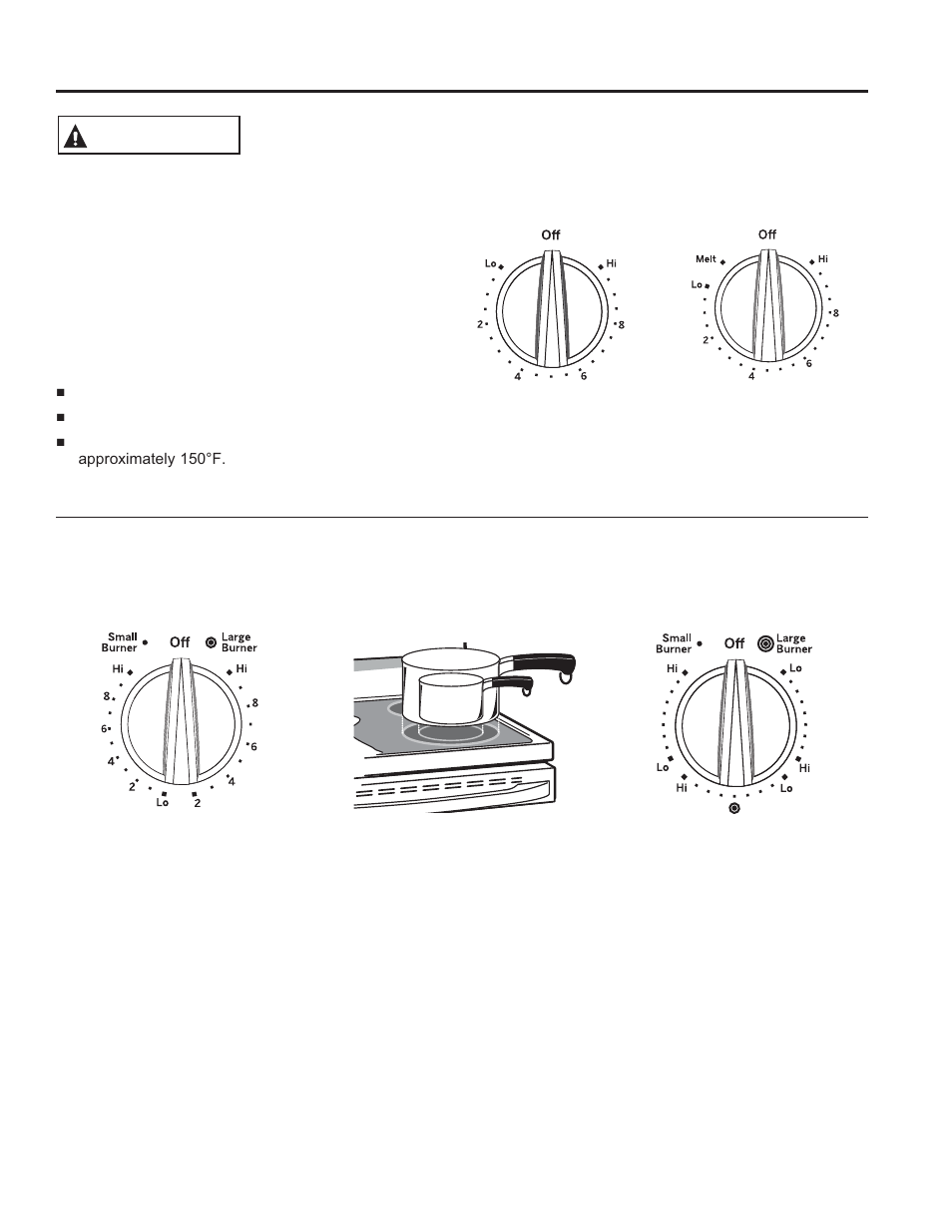 Using the range: s ur face units surface units, Warning | GE JB870TFWW User Manual | Page 9 / 56