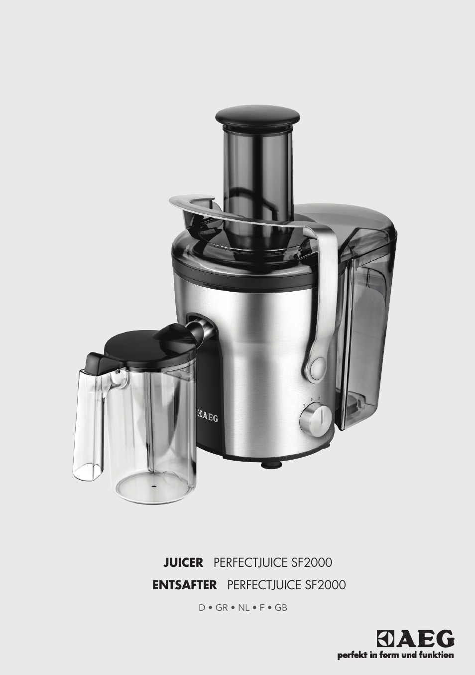 AEG SF2000 User Manual | 24 pages