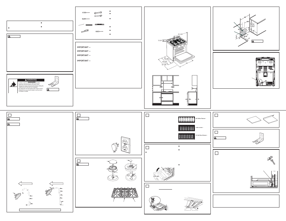 GE JGS750DEFWW User Manual | 2 pages