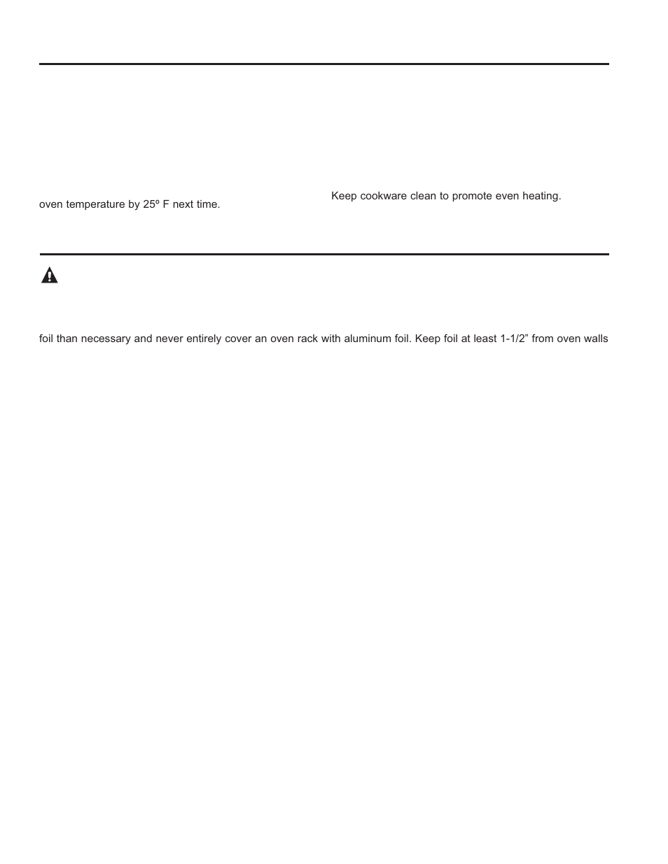 Using the o ven, Cookware, Cook w ar e / aluminum foil and o ven liners | Aluminum foil and oven liners, Caution | GE JGB870SEFSS User Manual | Page 17 / 56