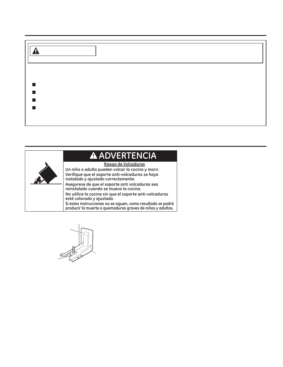 Informa ción de segurid ad, Guarde estas instrucciones, Advertencia | GE JGB870SEFSS User Manual | Page 30 / 56