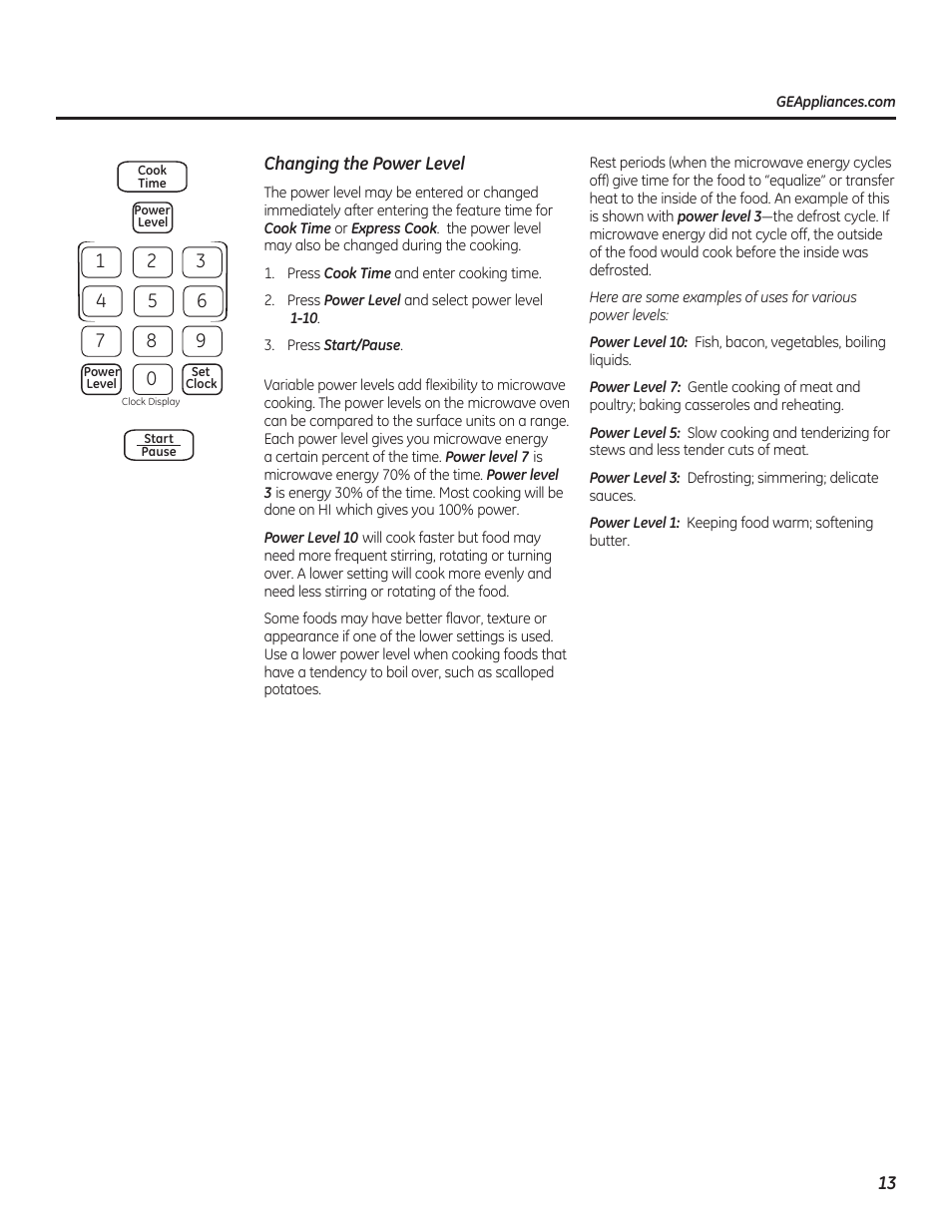GE PEB7226DFBB User Manual | Page 13 / 52