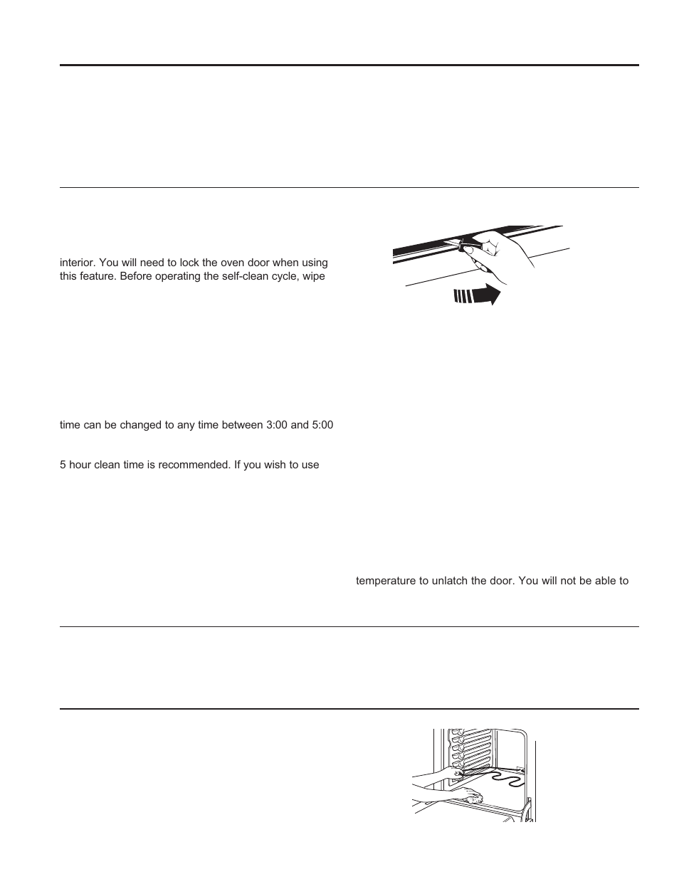 Care and cle aning: cleaning the range – interior, Cleaning the range – interior | GE JBS10GFSA User Manual | Page 20 / 56