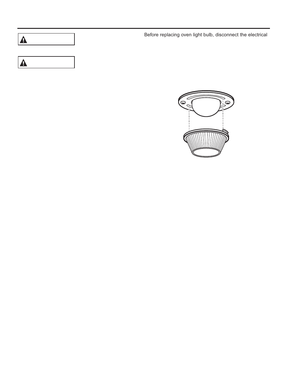 Care and cle aning: maintenance, Maintenance, Warning | Caution | GE JBS10GFSA User Manual | Page 23 / 56