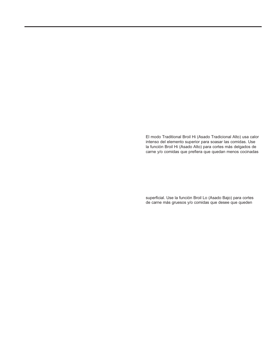 Modos de cocción | GE JBS10GFSA User Manual | Page 44 / 56