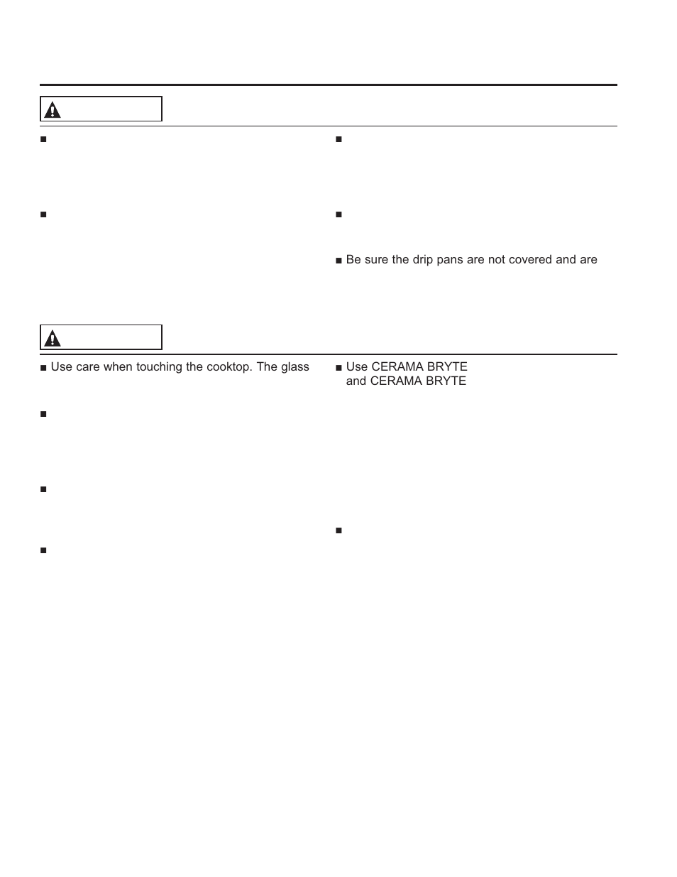 Safe ty informa tion, Coil cooktop safety instructions, Radiant cooktop safety instructions | Save these instructions, Warning | GE JBS10GFSA User Manual | Page 5 / 56