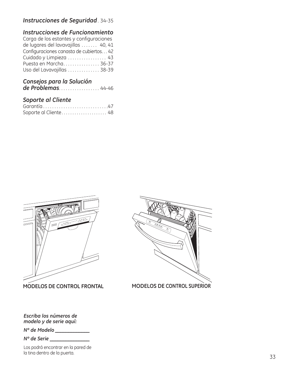 GE GDF510PGDBB User Manual | Page 33 / 48