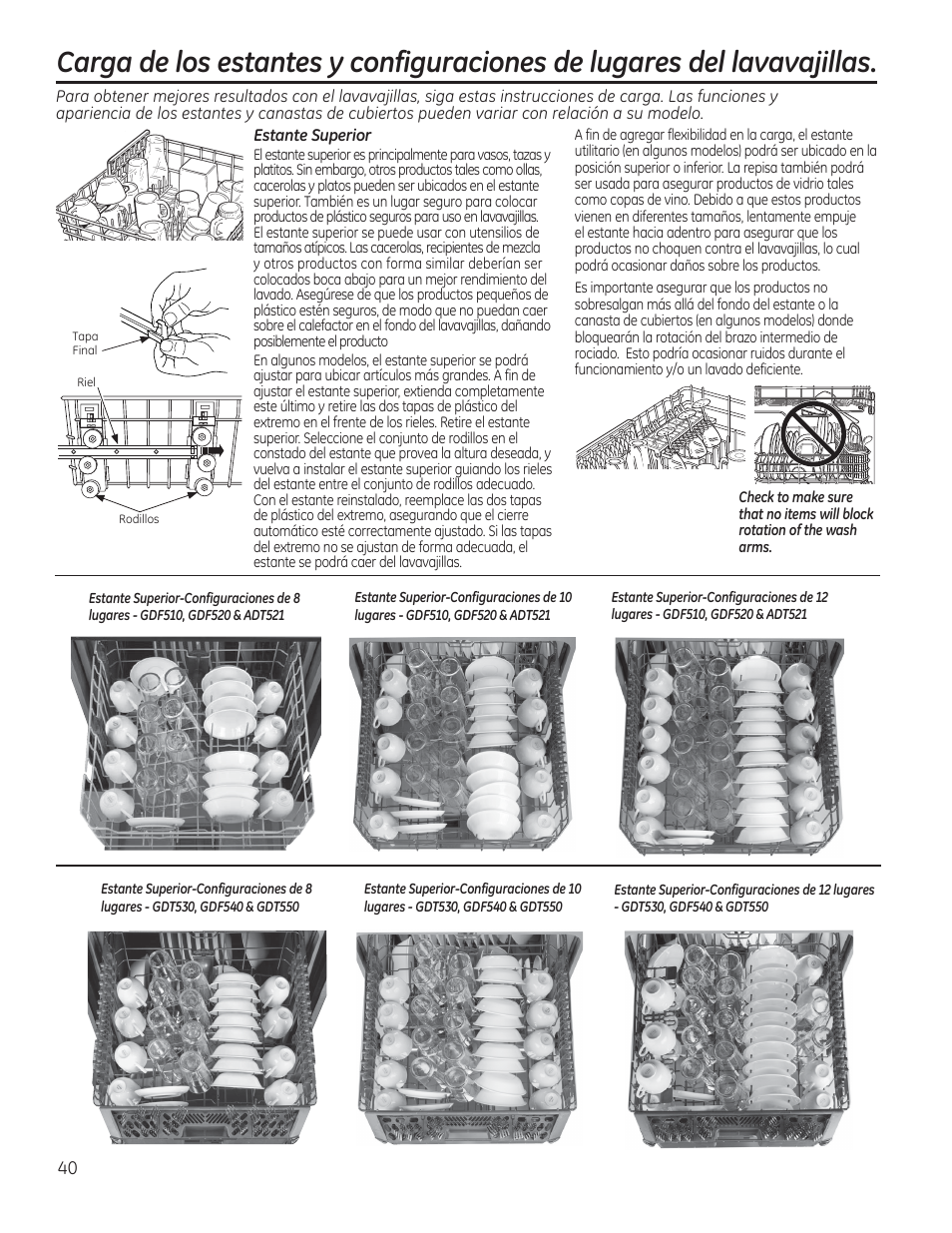GE GDF510PGDBB User Manual | Page 40 / 48