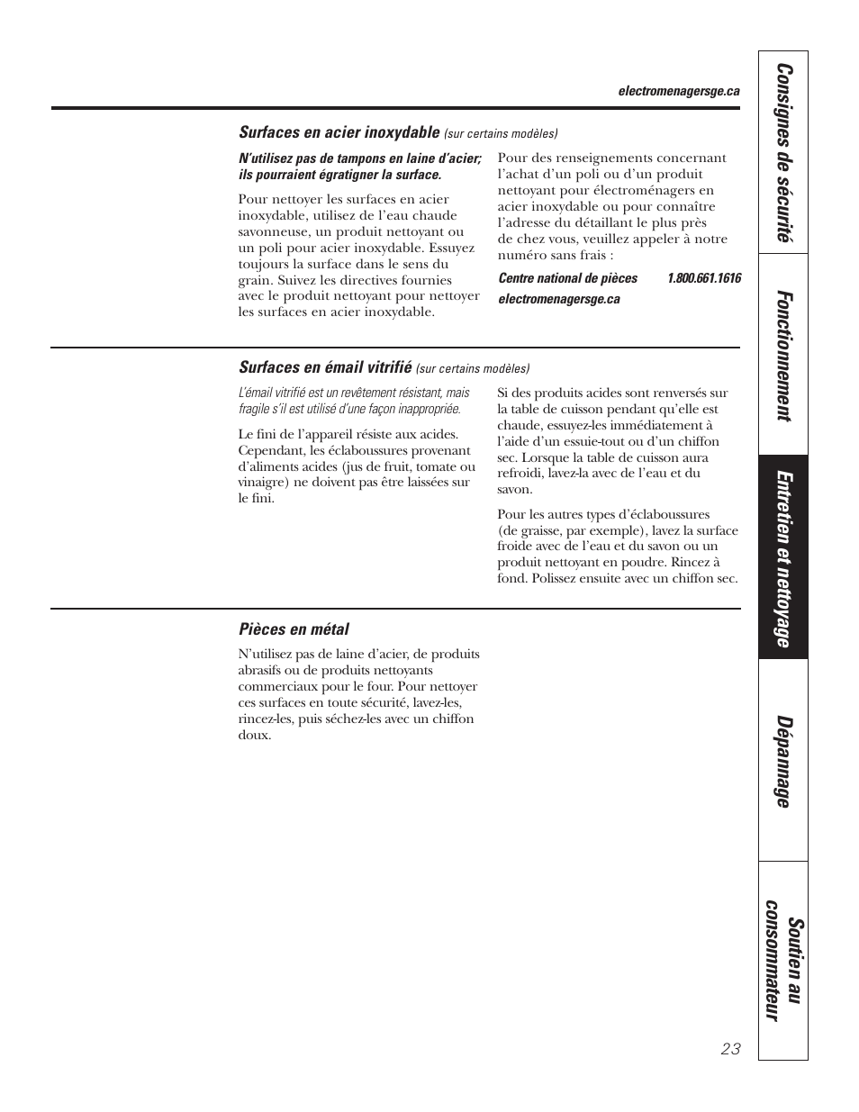 GE JP328BKBB User Manual | Page 23 / 48