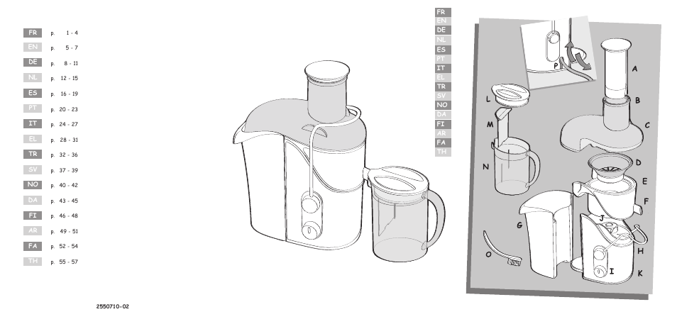 Moulinex ENTSAFTER XXL JU650G User Manual | 60 pages