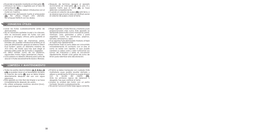 Consejos útiles limpieza y mantenimiento | Moulinex ENTSAFTER XXL JU650G User Manual | Page 20 / 60