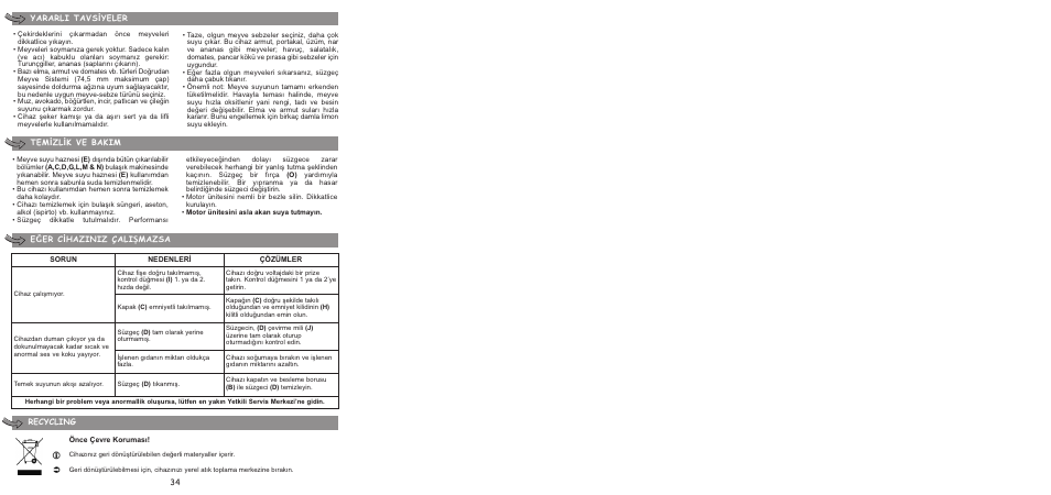 Moulinex ENTSAFTER XXL JU650G User Manual | Page 36 / 60