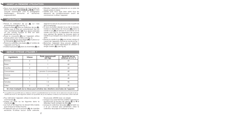Moulinex ENTSAFTER XXL JU650G User Manual | Page 4 / 60