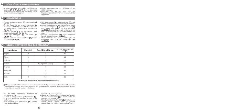 Moulinex ENTSAFTER XXL JU650G User Manual | Page 40 / 60