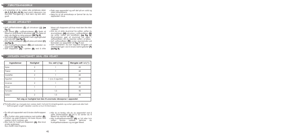 Moulinex ENTSAFTER XXL JU650G User Manual | Page 43 / 60