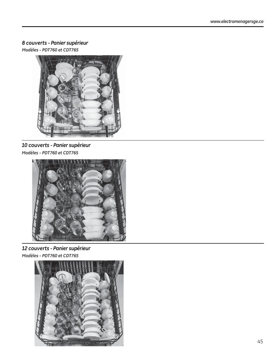 GE PDT760SIFII User Manual | Page 45 / 96