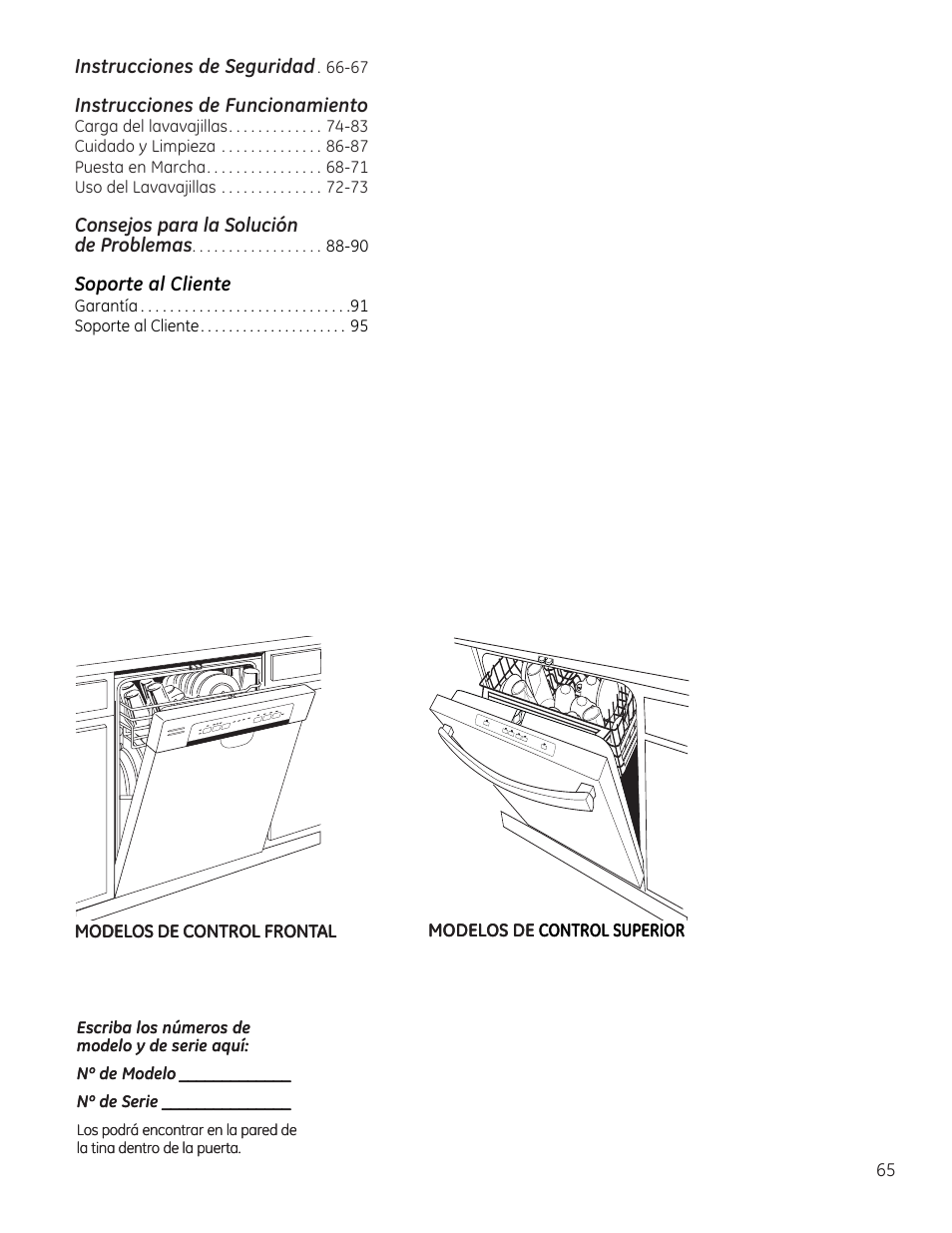 GE PDT760SIFII User Manual | Page 65 / 96