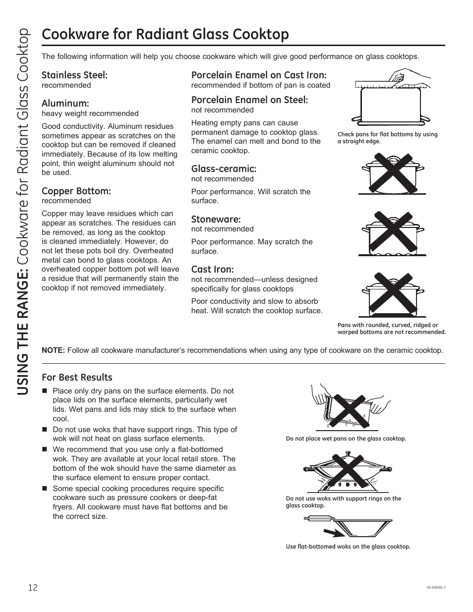 GE JS750DFWW User Manual | Page 12 / 64
