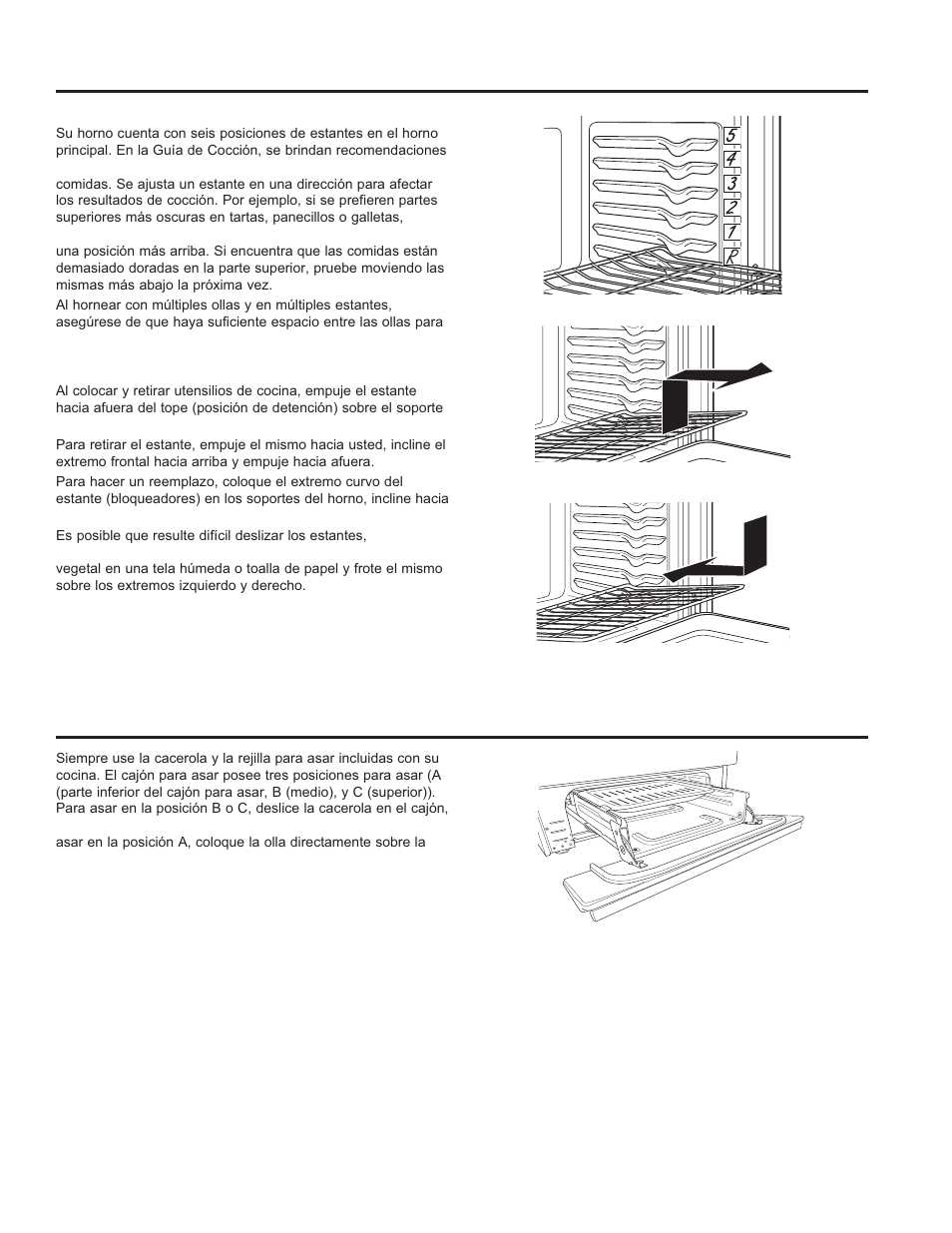 Cajón para asar | GE JGB630DEFCC User Manual | Page 43 / 56