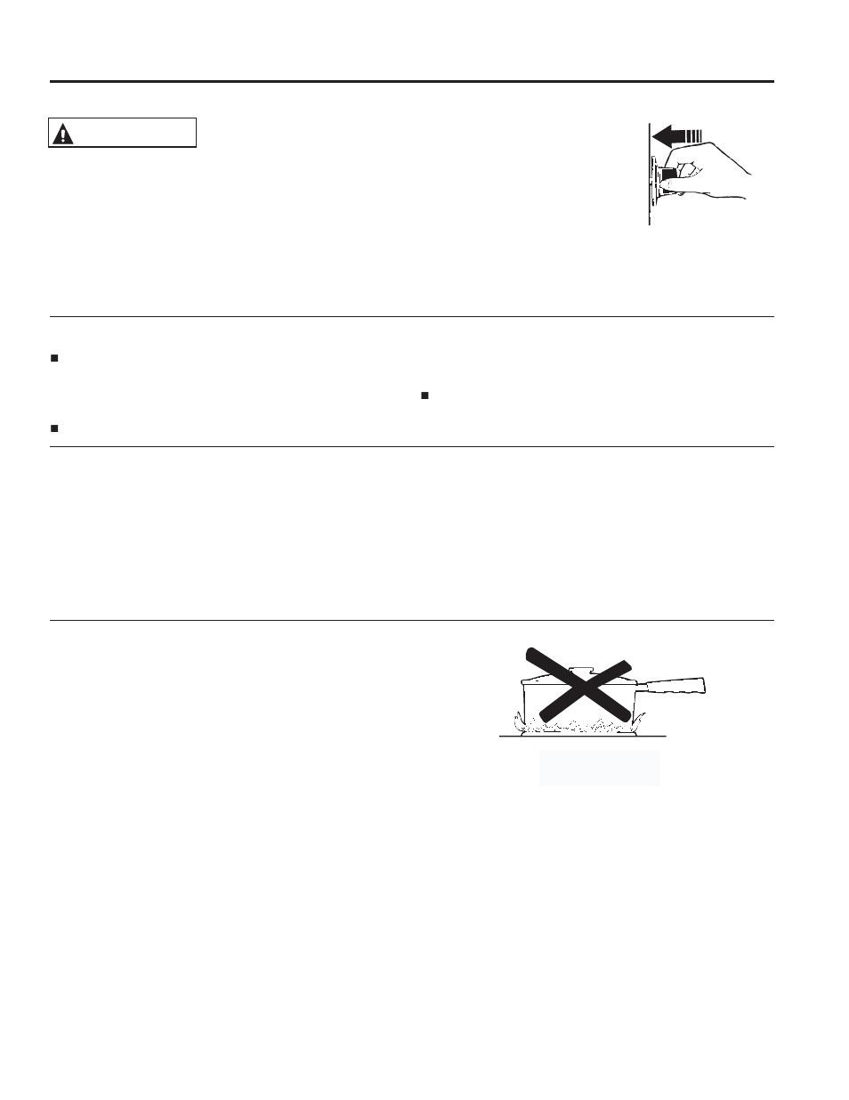 Using the c ook to p: su rface burners, Surface burners, Warning | GE JGB630DEFCC User Manual | Page 9 / 56