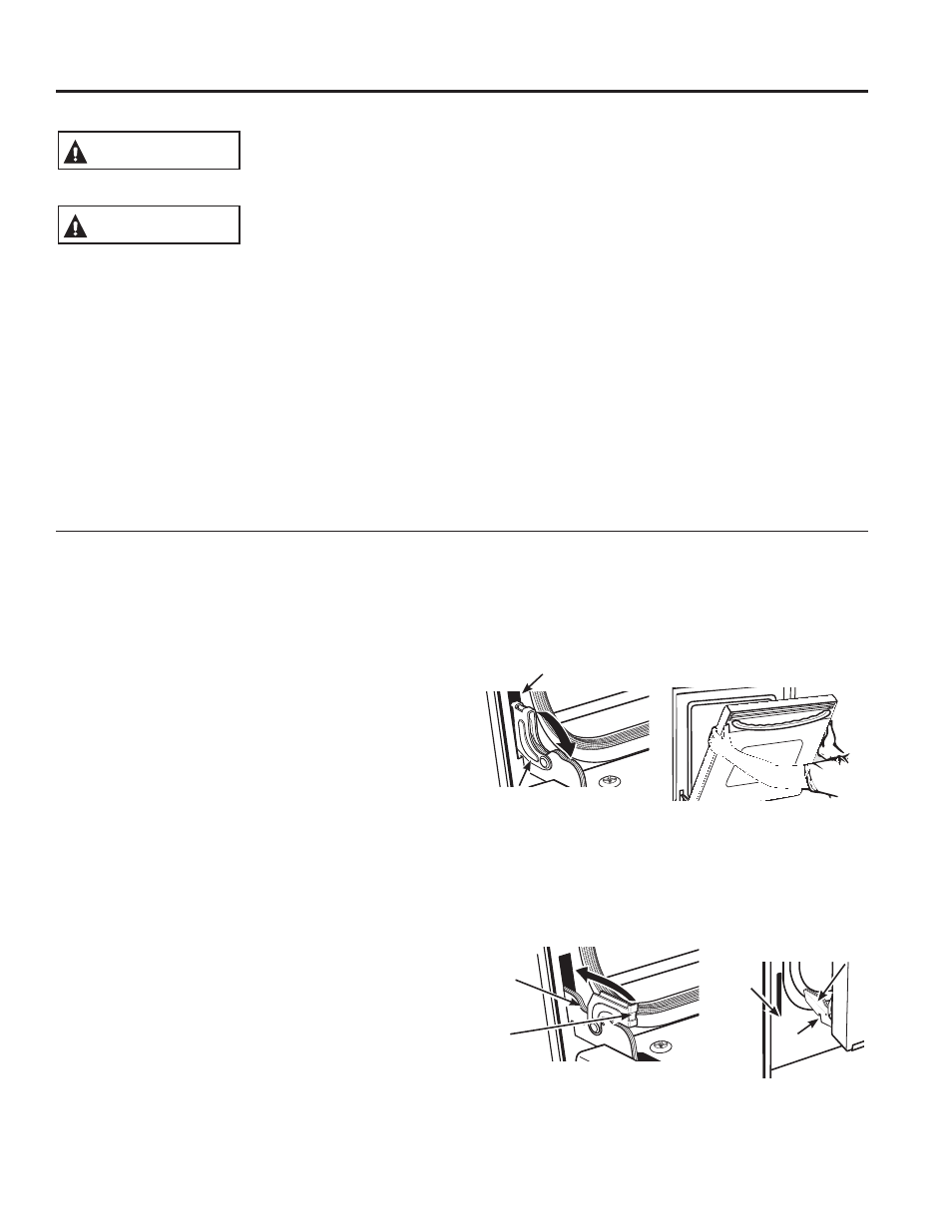 Care and cle aning, Maintenance, Warning | Caution | GE JK5000SFSS User Manual | Page 13 / 32