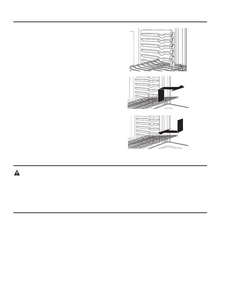 Estantes del horno utensilios, Papel de aluminio y cobertores del horno, Precaución | GE JK5000SFSS User Manual | Page 25 / 32