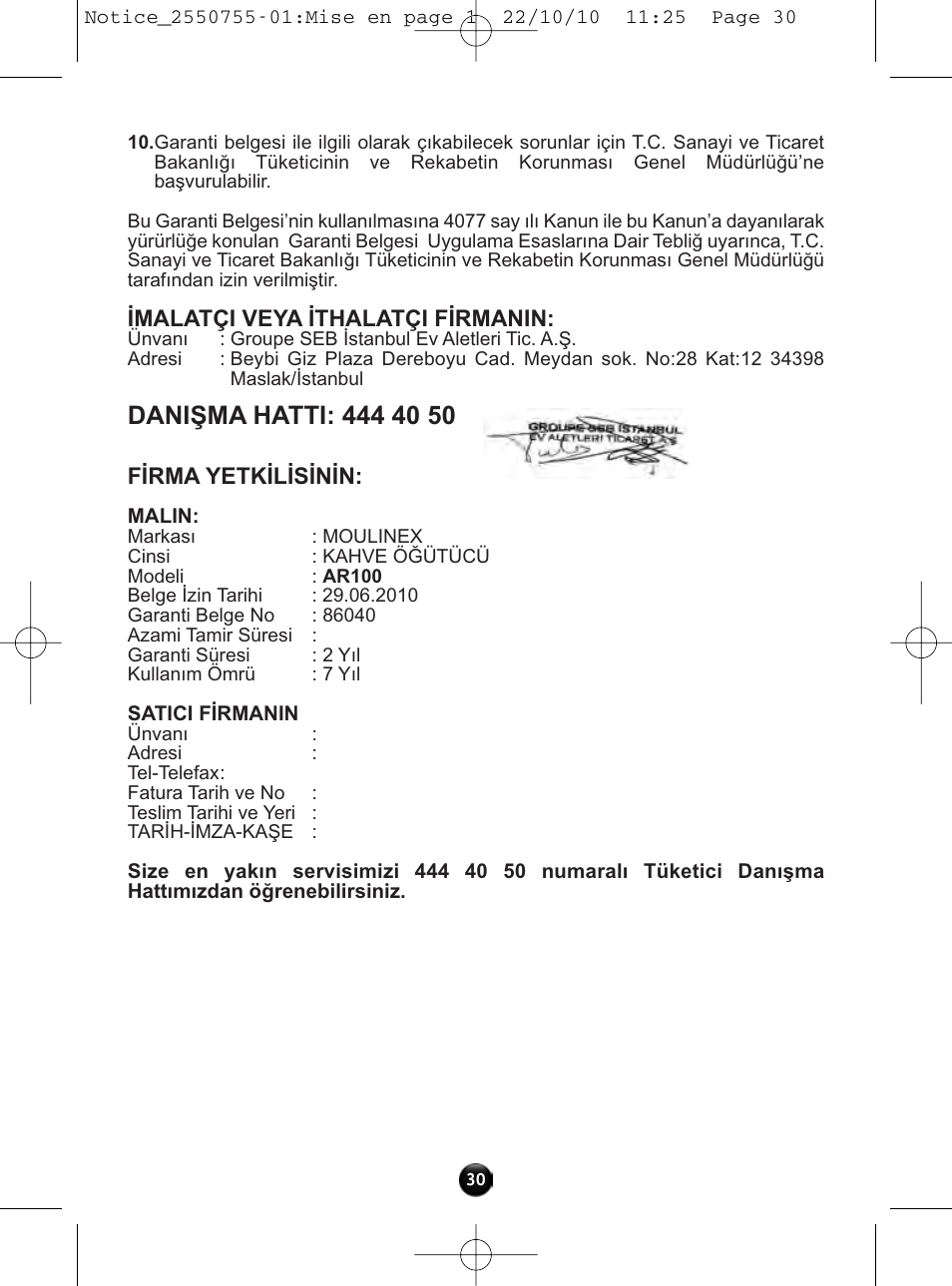 Moulinex KAFFEEMÜHLE AR100G User Manual | Page 32 / 38
