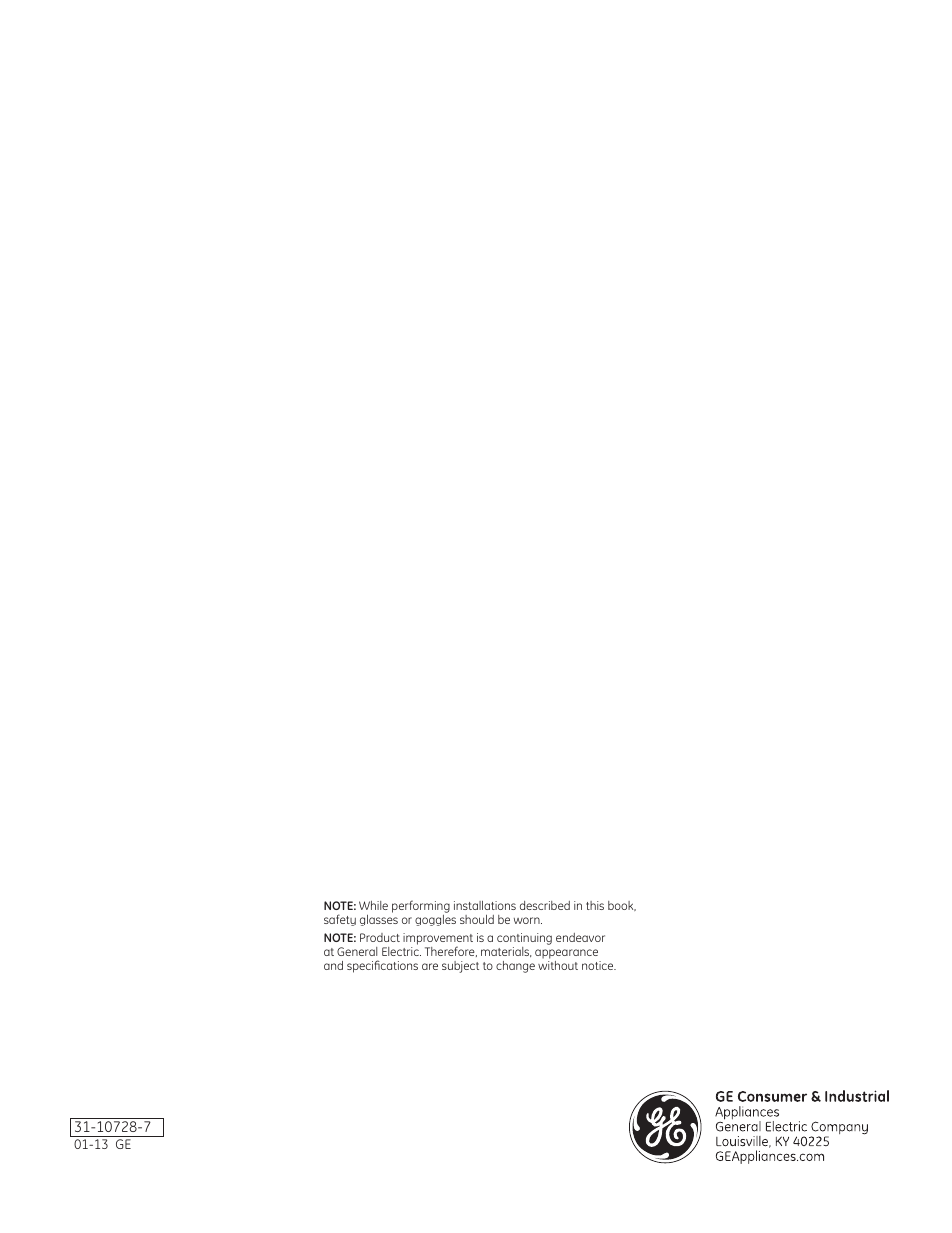 GE PVB94STSS User Manual | Page 16 / 16