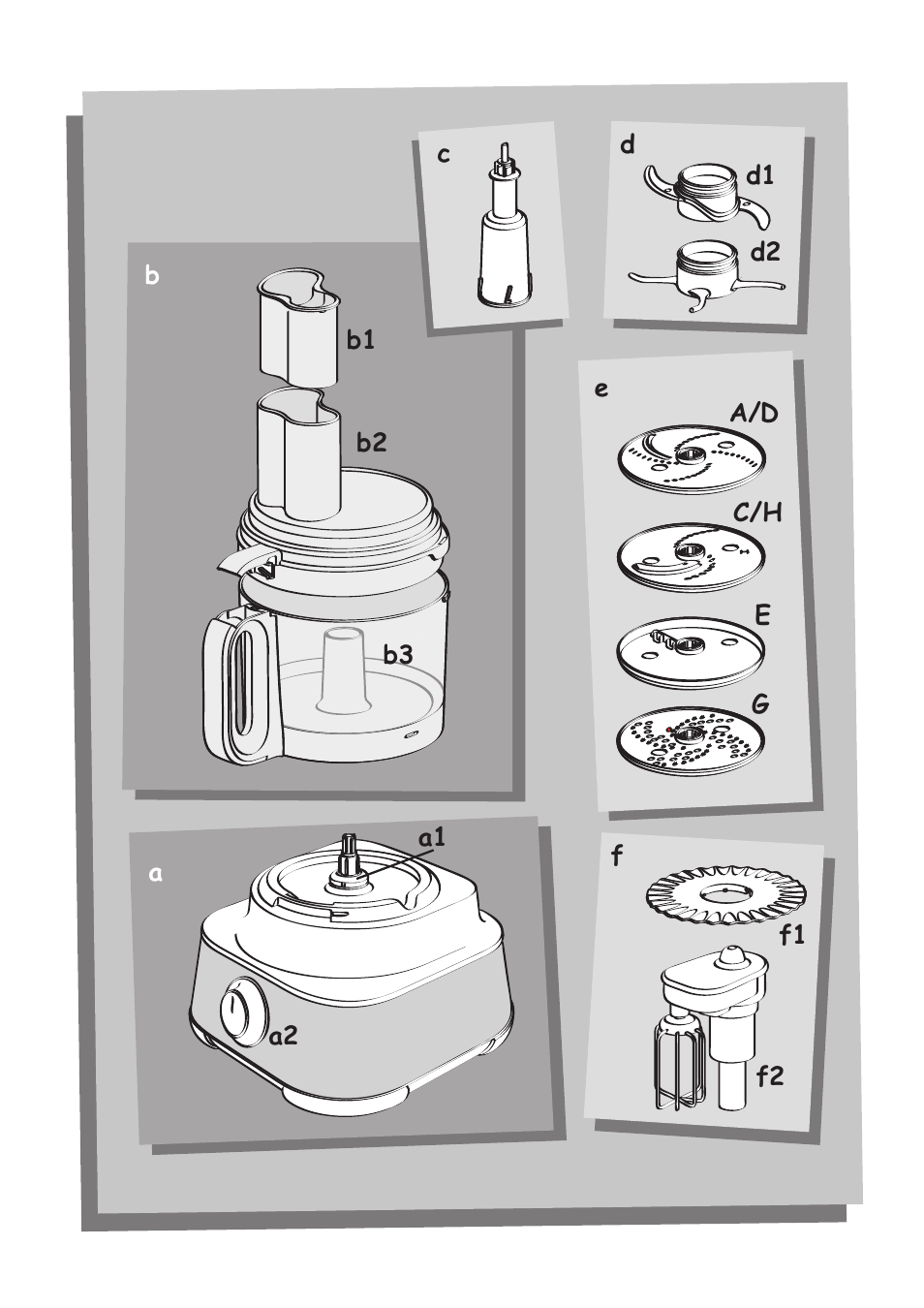 Moulinex MASTERCHEF 8000 FP657G User Manual | Page 2 / 70