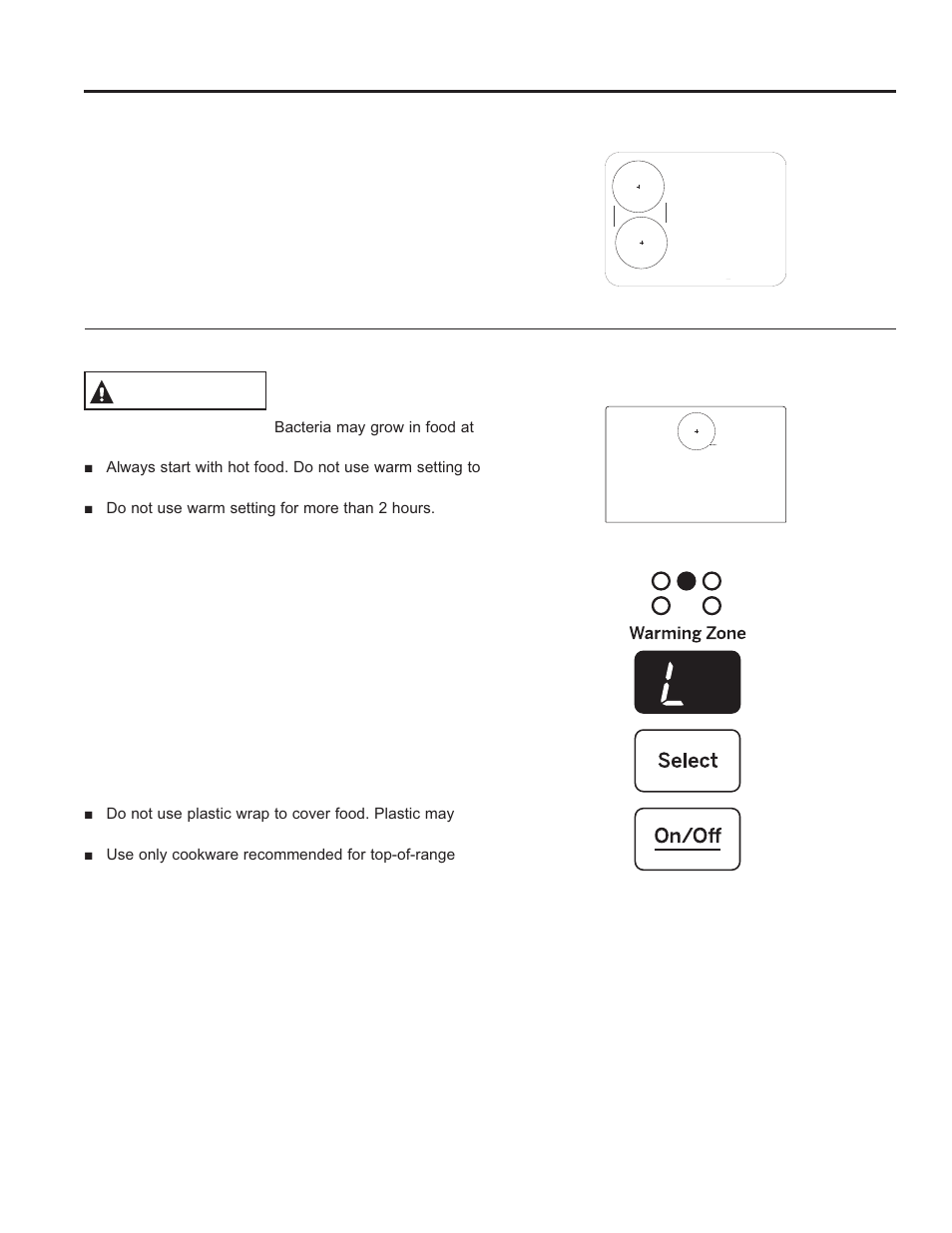 Warning | GE PS920SFSS User Manual | Page 10 / 64