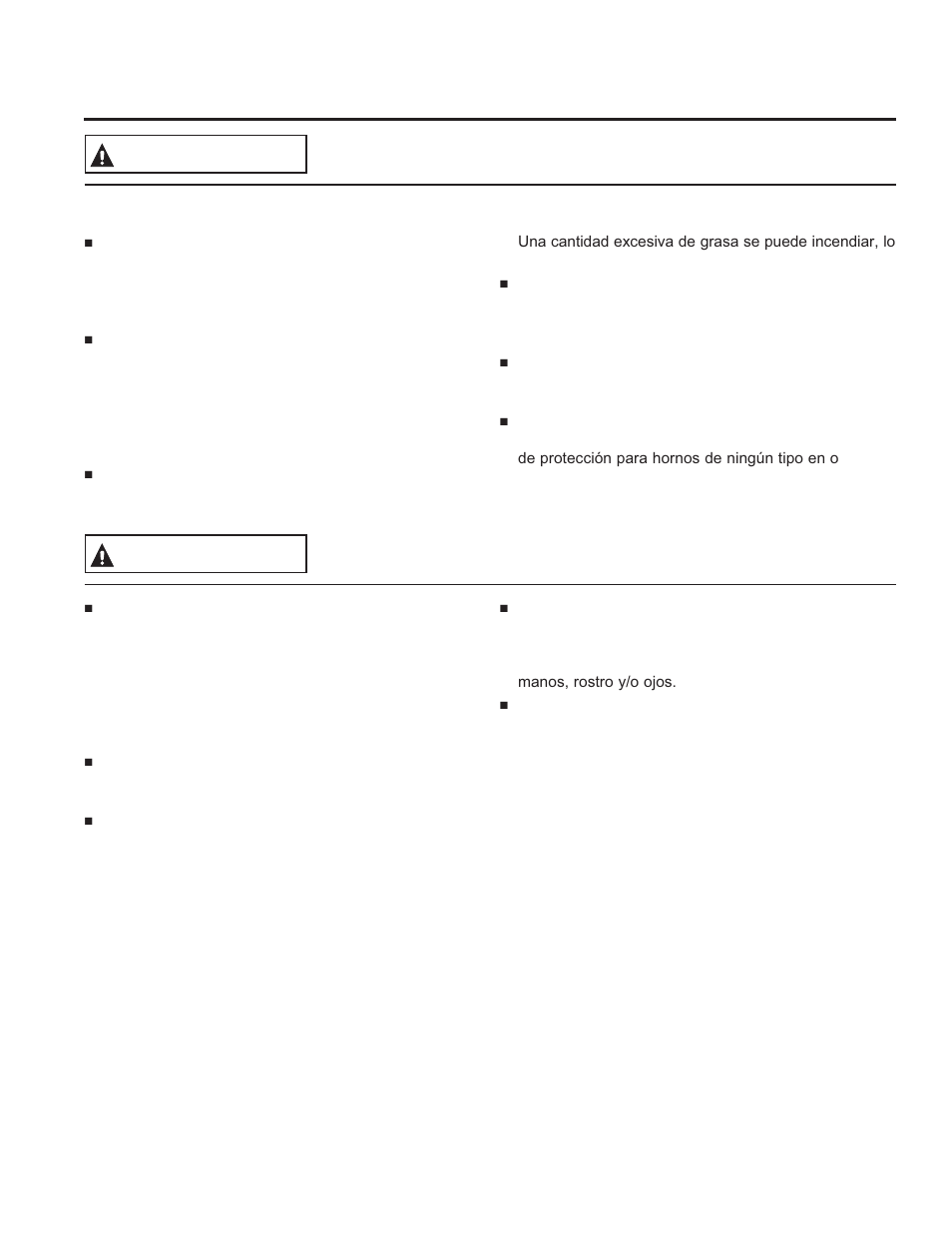 Informa ción de segurid ad, Guarde estas instrucciones, Advertencia | GE PS920SFSS User Manual | Page 38 / 64