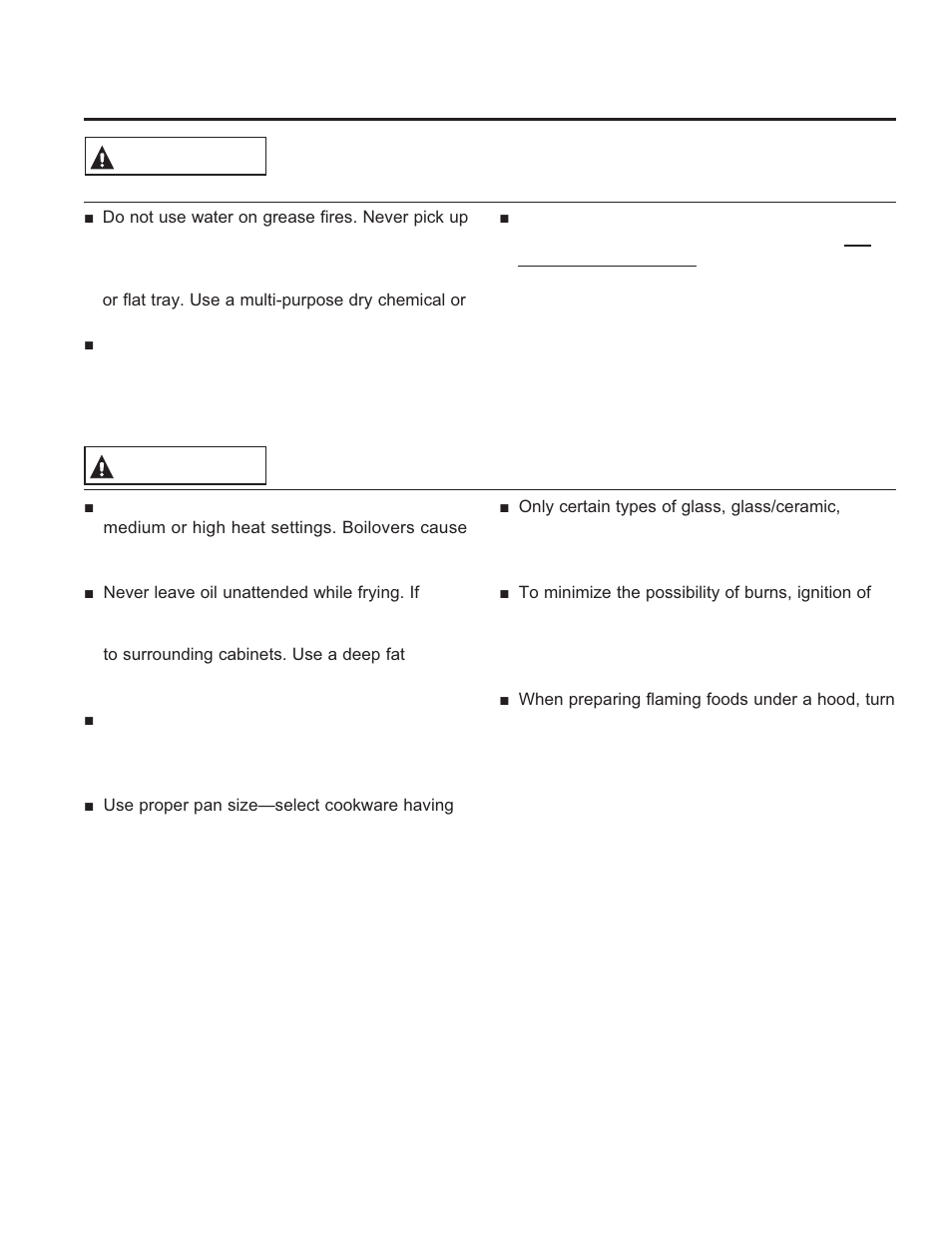 Safe ty informa tion, Save these instructions, Cooktop safety instructions warning | GE PS920SFSS User Manual | Page 4 / 64